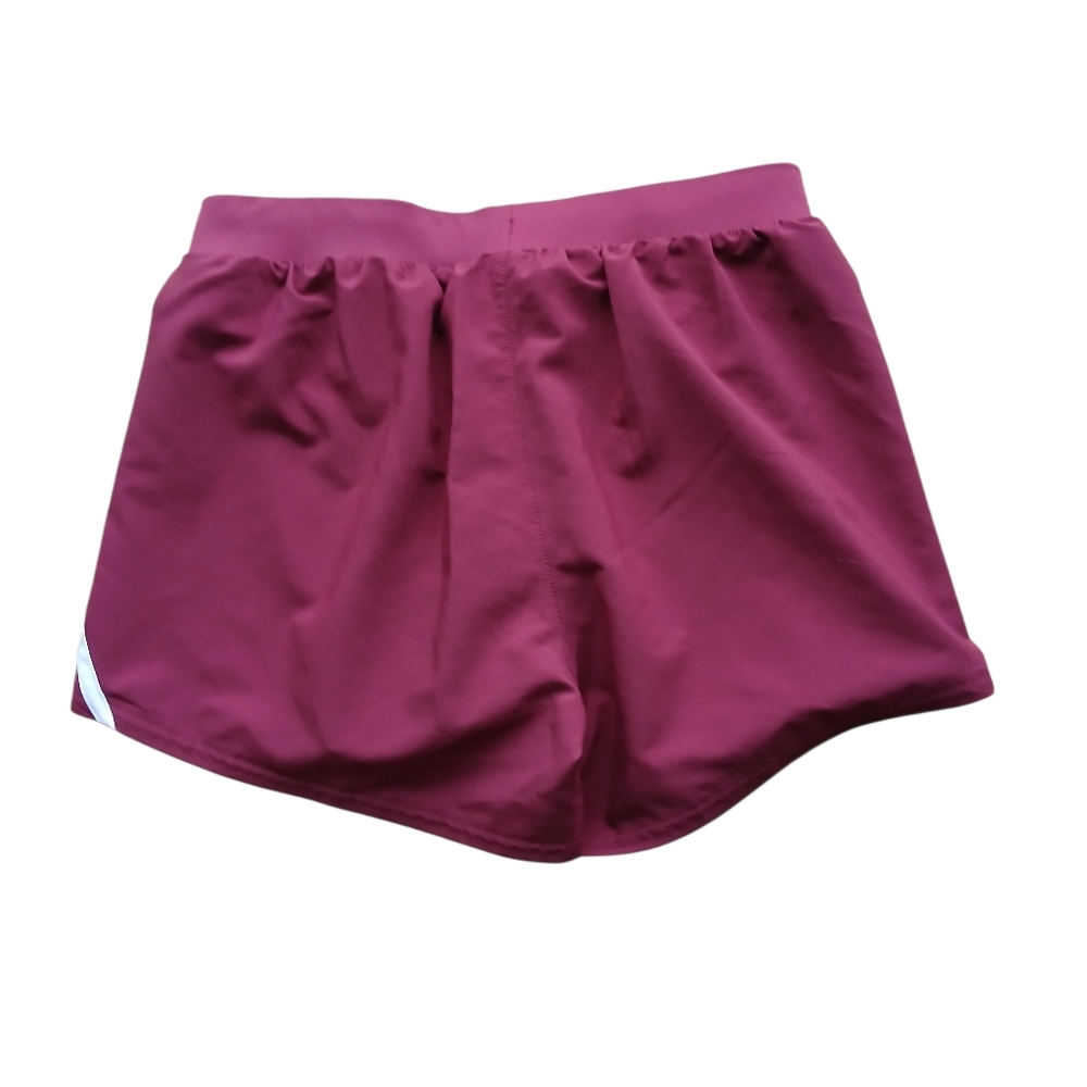 Under Armour Women's Size Extra Small Burgundy Athletic Shorts - Picture 5 of 5
